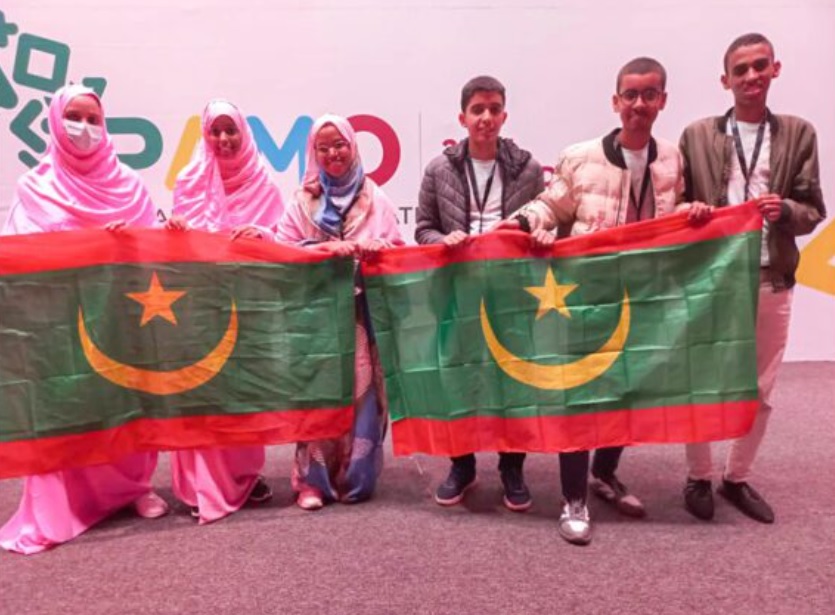 ست ميداليات وشهادة تقدير للفريق الموريتاني المشارك في (…)