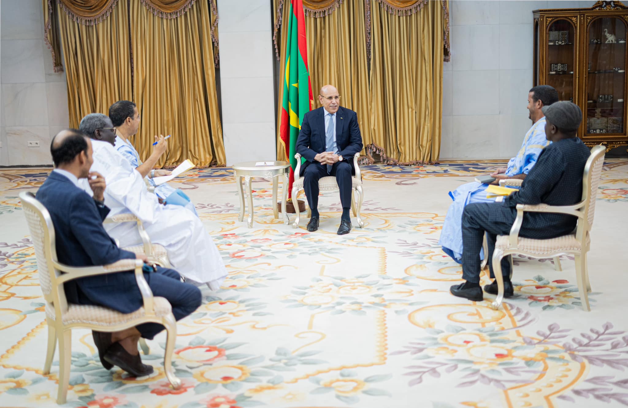 نص مقابلة الرئيس محمد ولد الشيخ الغزواني مع  مؤسسات (…)
