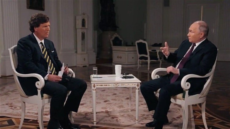 أهم ما جاء في مقابلة تاكر كارلسون مع الرئيس بوتين