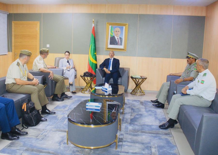 موريتانيا تبحث التعاون العسكري مع وفد عسكري إسباني