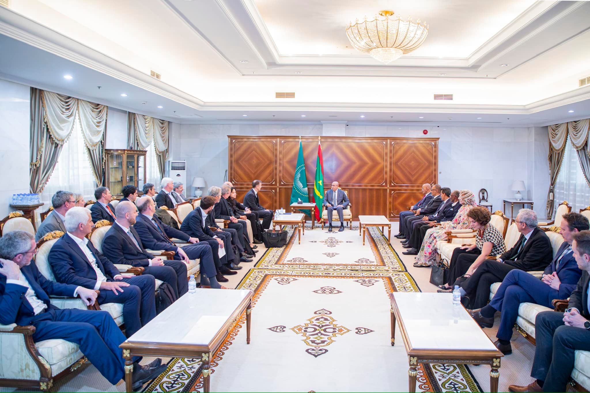 الرئيس غزواني يبحث مع وفد من المستثمرين الأوروبيين (…)