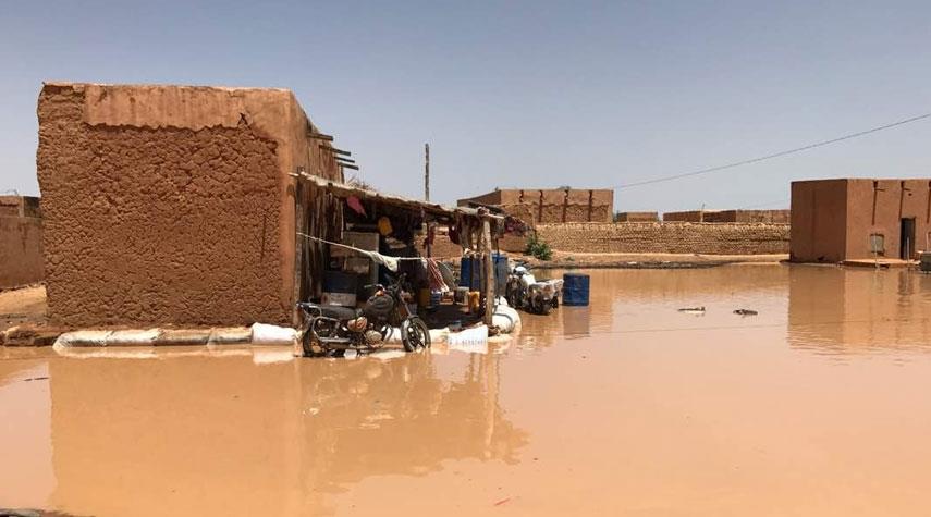 أمطار قاربت ال100مم على مناطق متفرقة من موريتانيا(المقاييس)