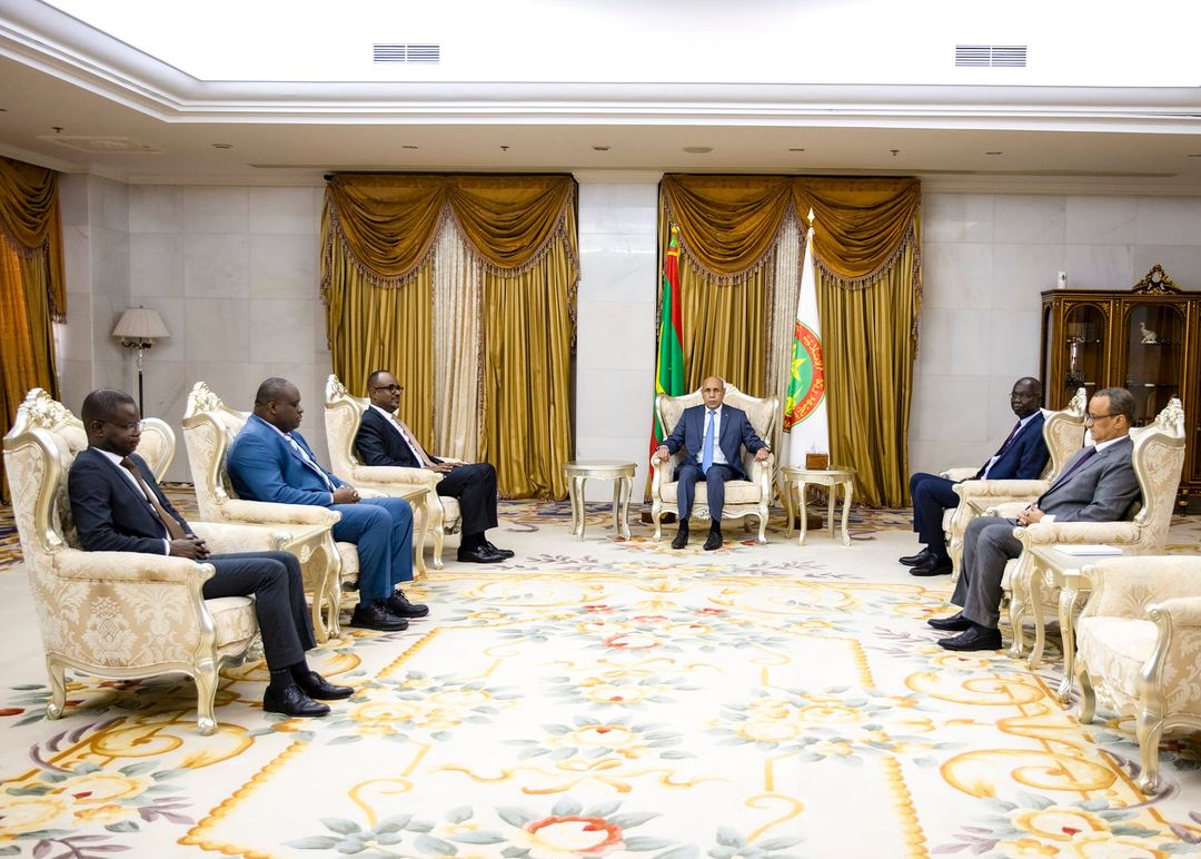 الرئيس ولد الغزواني يلتقي بوفد من البنك الدولي