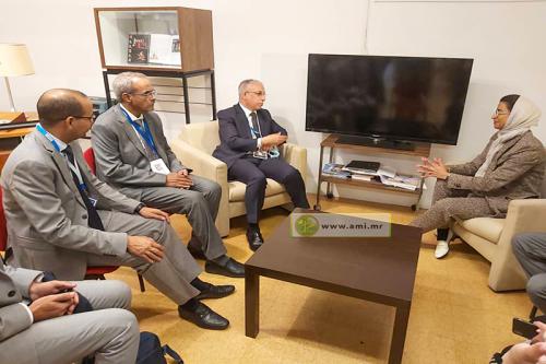 وزير الثقافة الموريتاني يلتقي وزيرة الثقافة الإماراتية