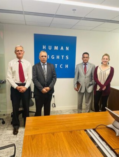 اللجنة الوطنية لحقوق الإنسان تدعو منظمة هيومن رايتس ووتش لزيارة (...)