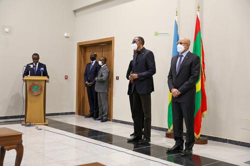 النص الكامل للبيان الختامي لزيارة الرئيس الرواندي لموريتانيا