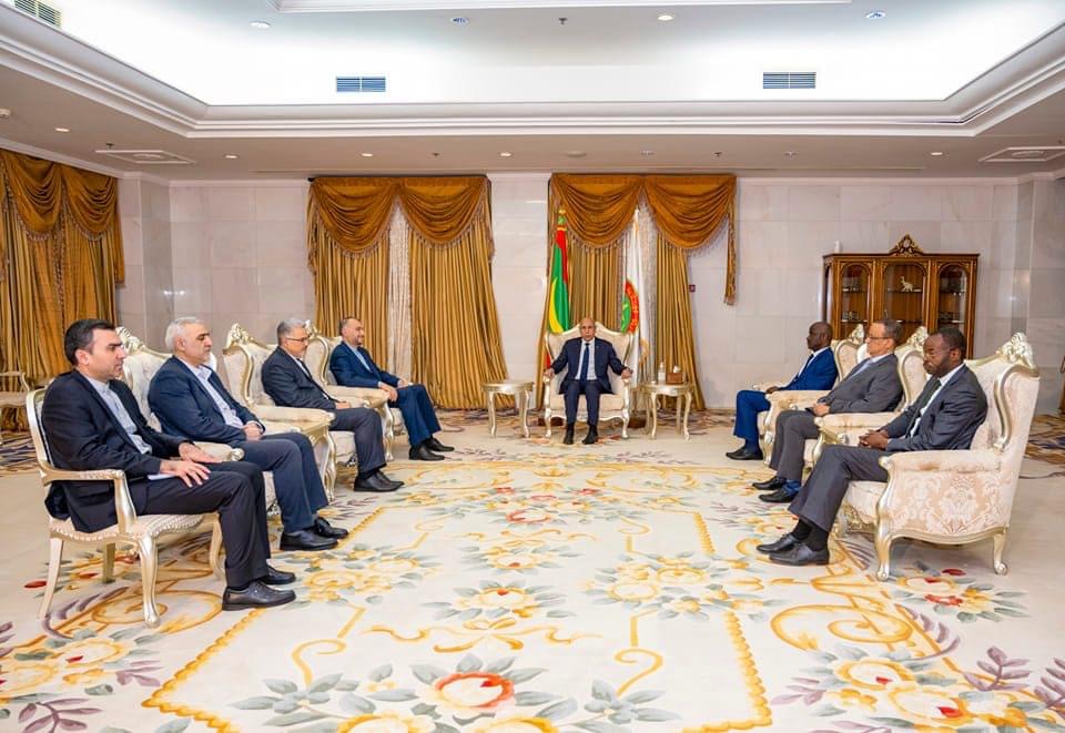 غزواني يبحث تطوير العلاقات الموريتانية الايرانية مع وزير (...)