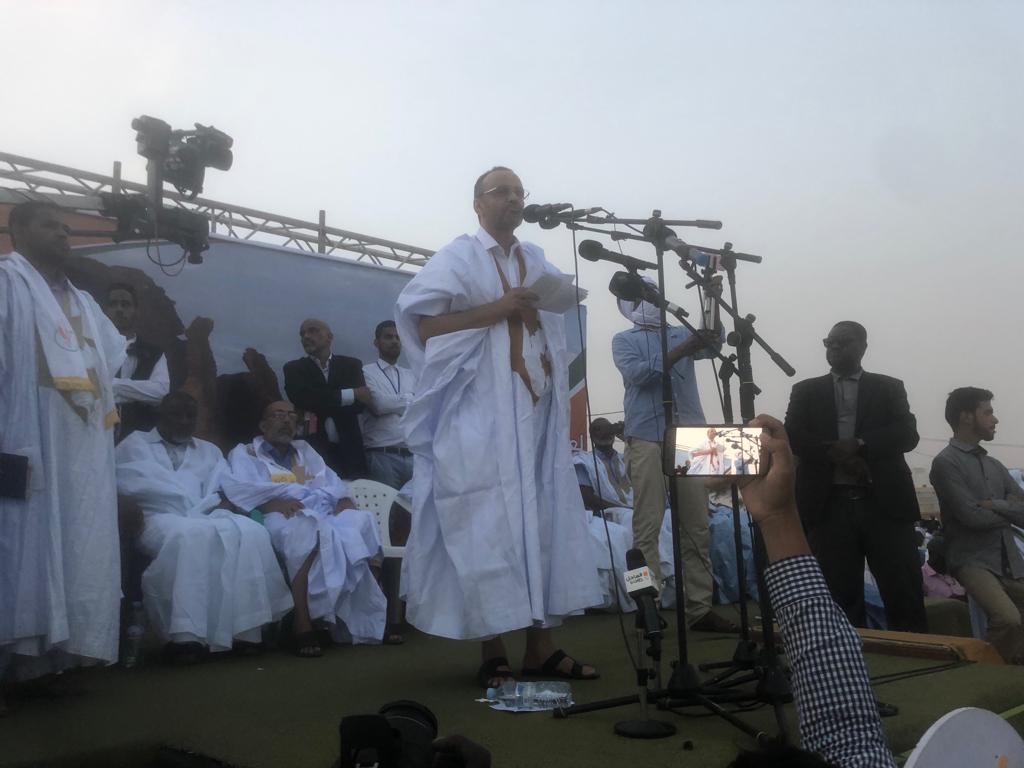 المرشح ولد بوبكر في مهرجان حاشد في كيفه: موريتانيا تعاني (…)