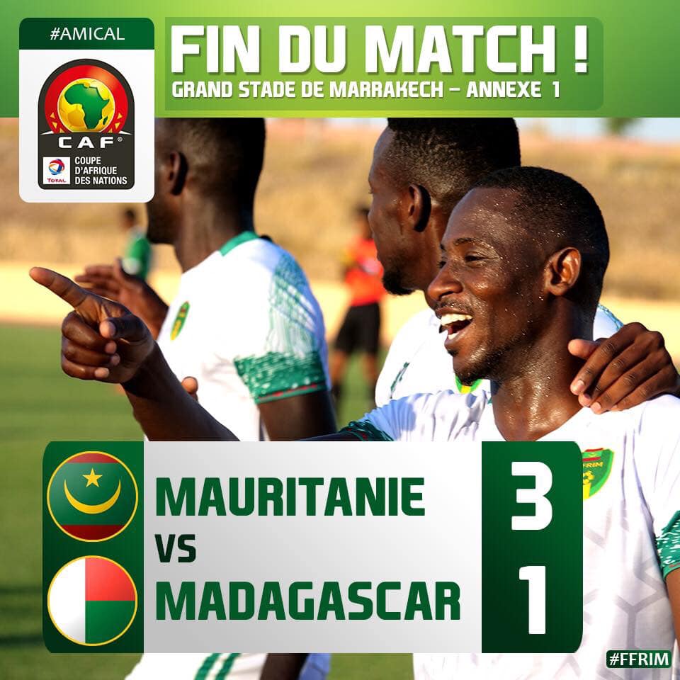 المنتخب الموريتاني يفوز على منتخب مدغشقر في مباراة ودية