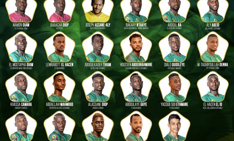 قائمة المنتخب الموريتاني التي ستعلب ضد المنتخب الليبي