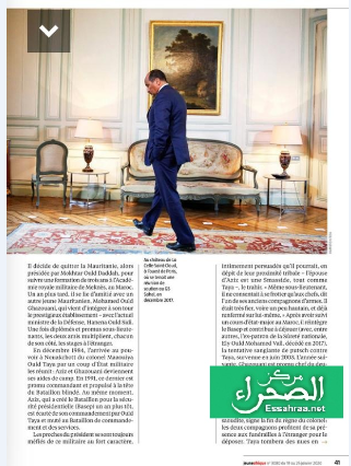 Jeune Afrique في تقرير جديد عن الرئيس السابق: ولد عبد (…)