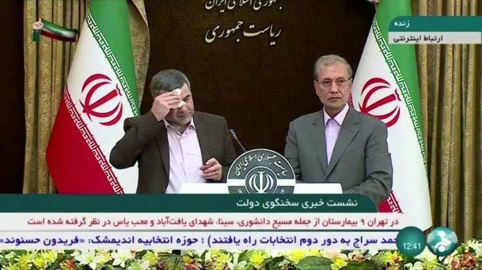 وكالة الأنباء الإيرانية تبث تسجيل صوتي لنائب وزير الصحة (…)