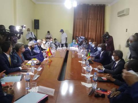 وزير الداخلية الموريتاني يستقبل وزير الداخلية الاسباني