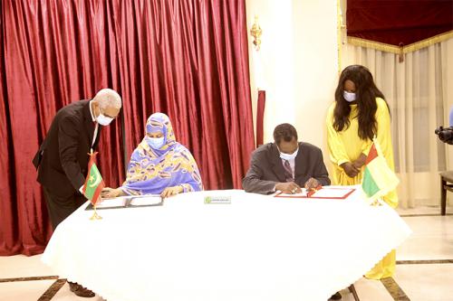 توقيع اتفاقية تجارية وصناعية بين موريتانيا وغينيا بيساو