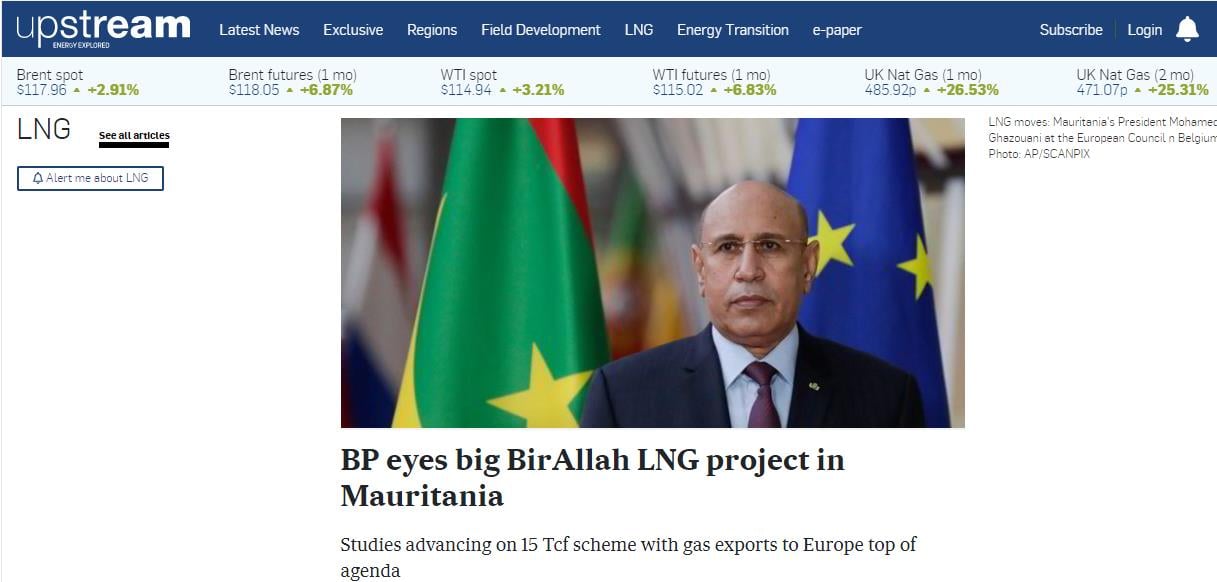 صحيفة دولية: شركة BP تدرس حاليا خيار تسريع تطوير حقل بير (...)