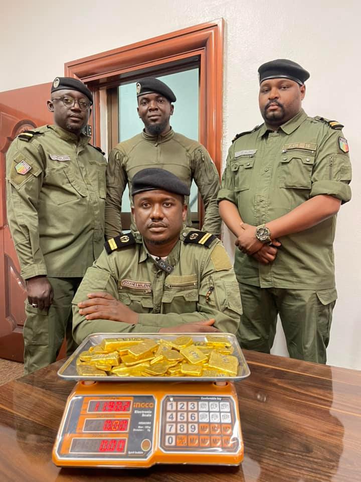 اعتقال موريتاني بحوزته 35 كيلو غرام من الذهب
