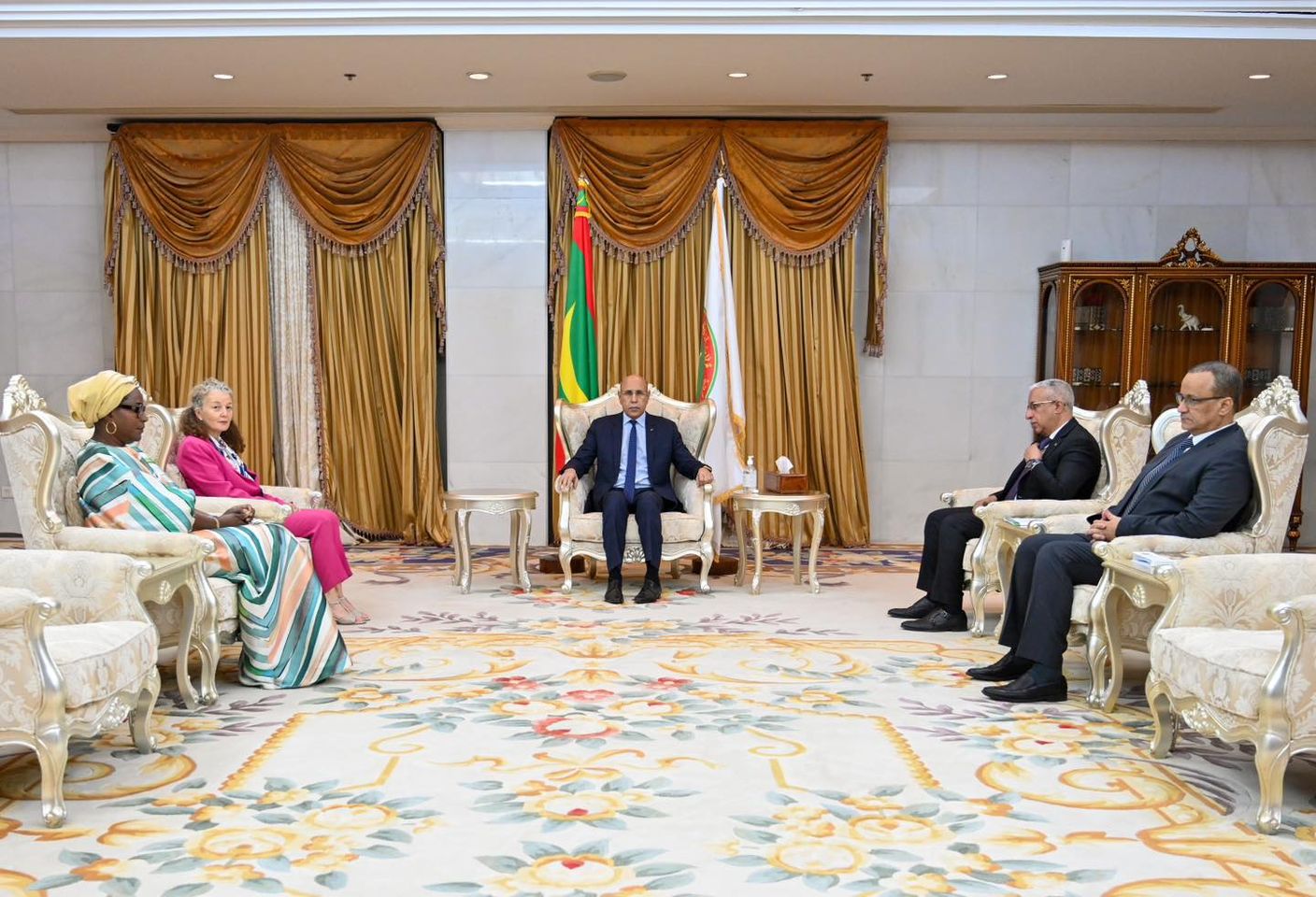 الرئيس غزواني يلتقي السفيرة الممثلة الدائمة للأمم&nbsp;(…)