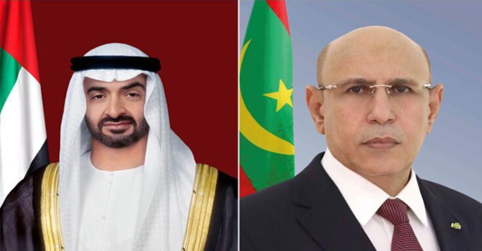 الرئيس ولد الغزواني يتصل برئيس الإمارات محمد بن زايد