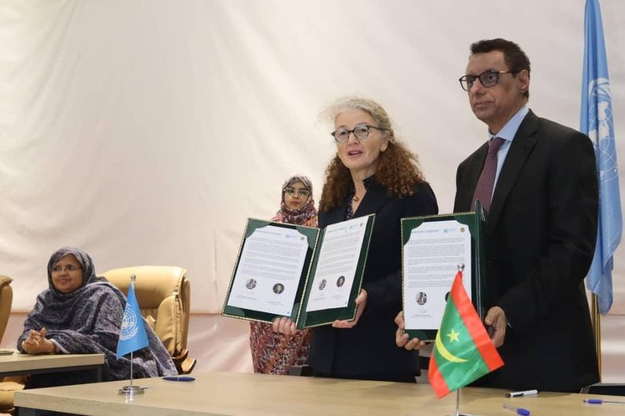 موريتانيا توقع تعاونا مع الأمم المتحدة لمدة ثلاث سنوات