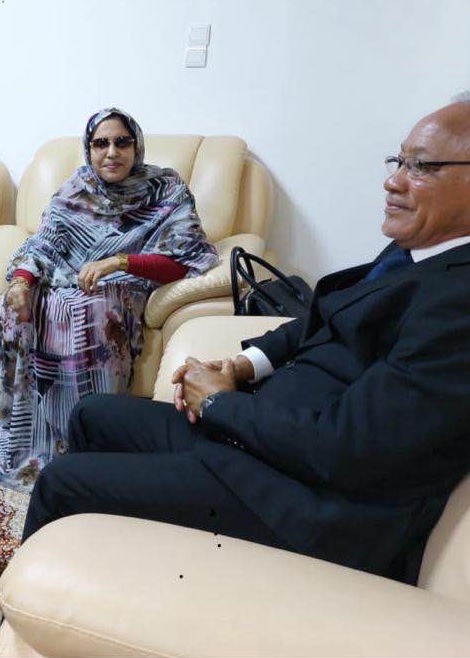 رئيسة الجمعية الموريتانية لترقية الأسرة بنت أحمد عيشه (…)