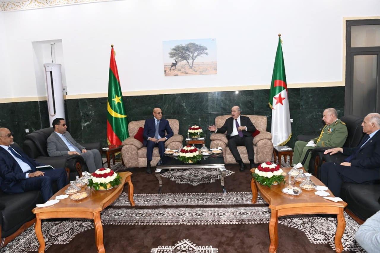الرئيس الجزائري تبون يستقبل الرئيس الموريتاني غزواني (…)