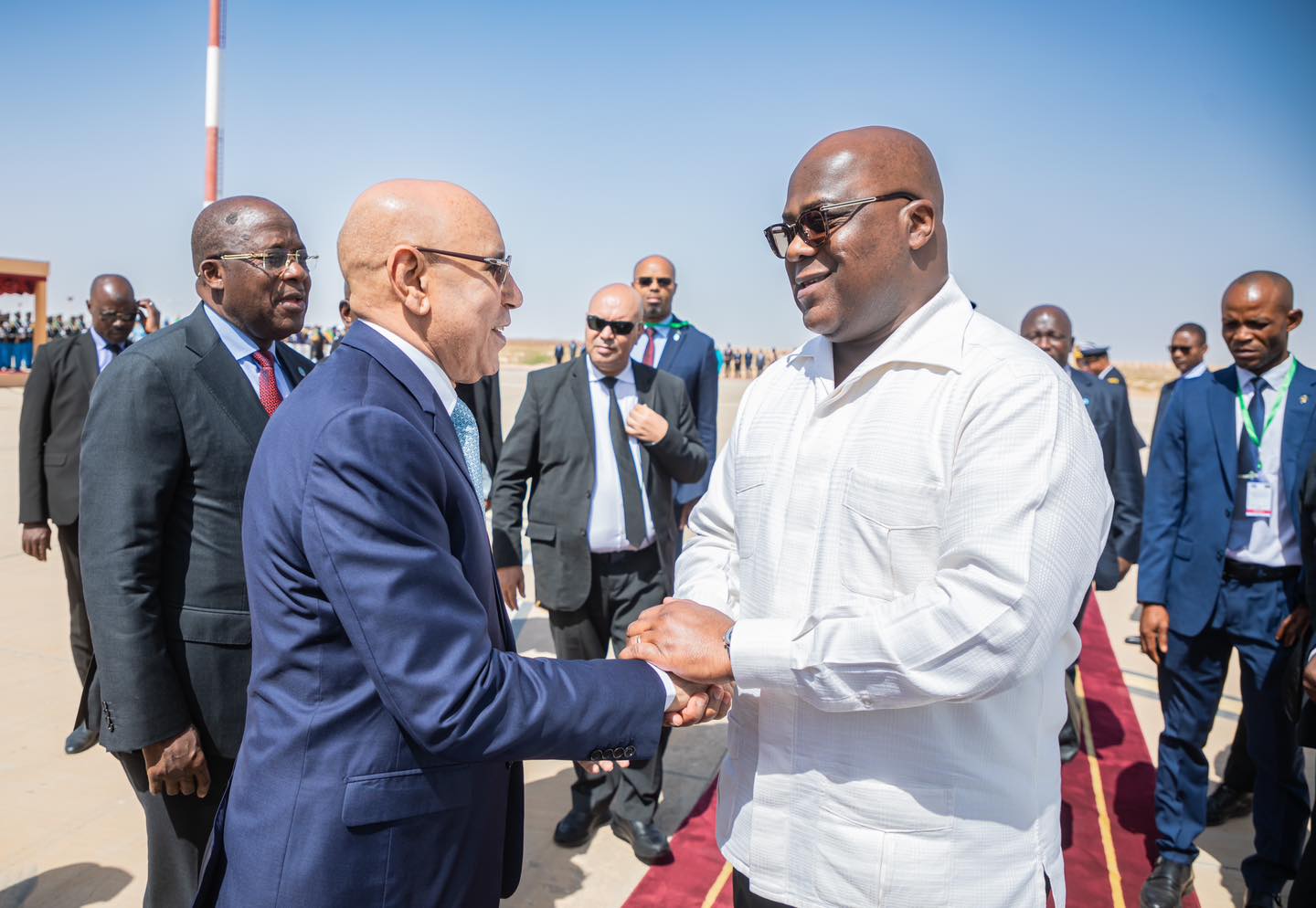 رئيس الكونغو الديمقراطية ينهي زيارة عمل لموريتانيا