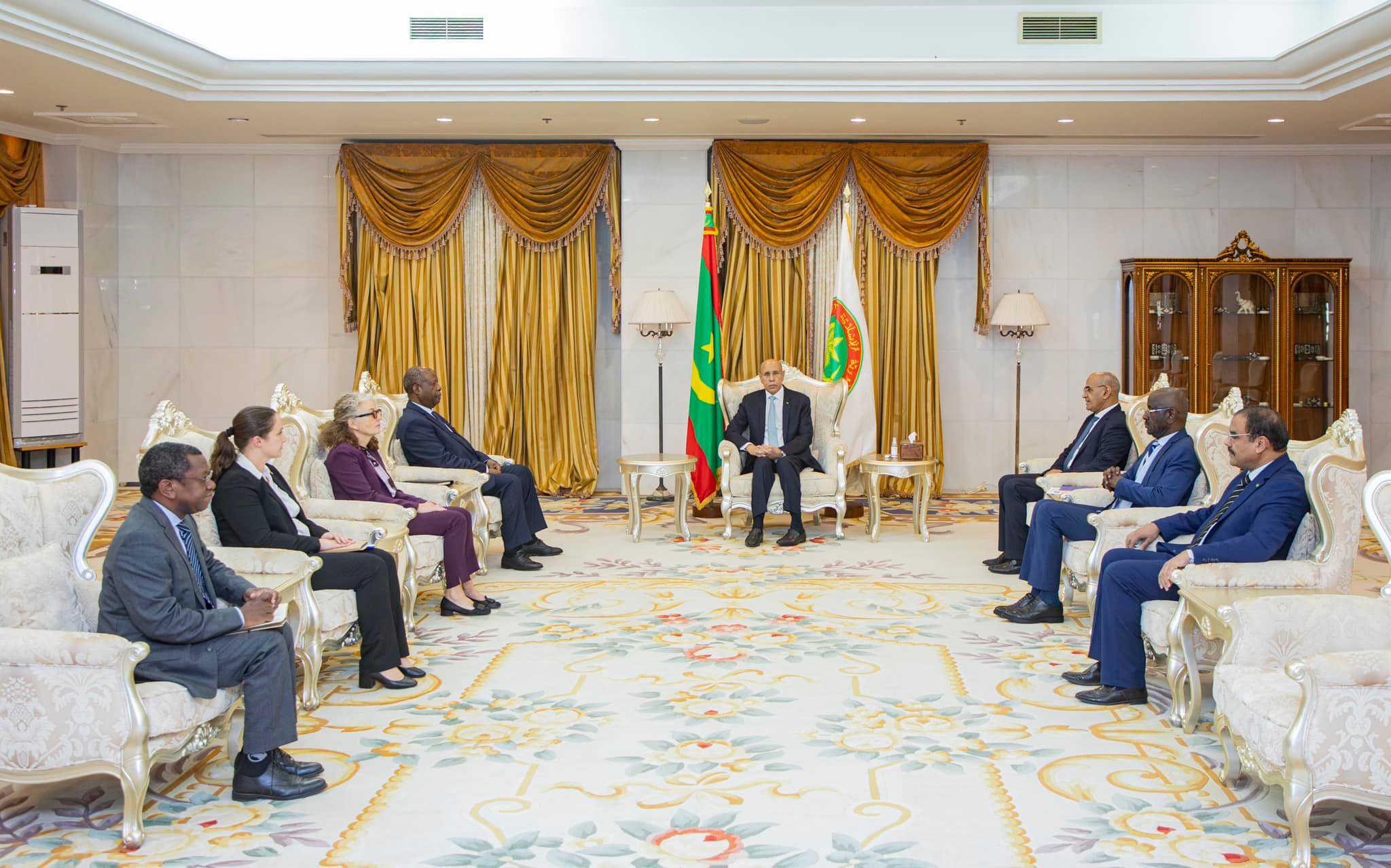 الرئيس غزواني يجتمع بوفد من الأمم المتحدة