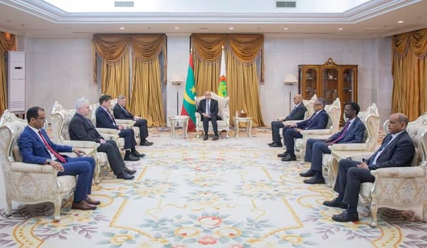 الرئيس غزواني يبحث مع وفد من شركة بريتيش بتروليوم BP&nbsp;(…)