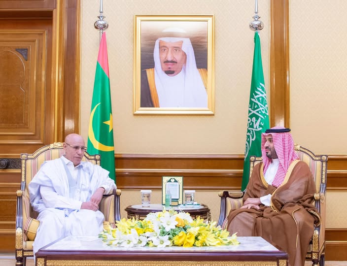 الرئيس غزواني يلتقي بولي العهد السعودي محمد بن سلمان على (…)