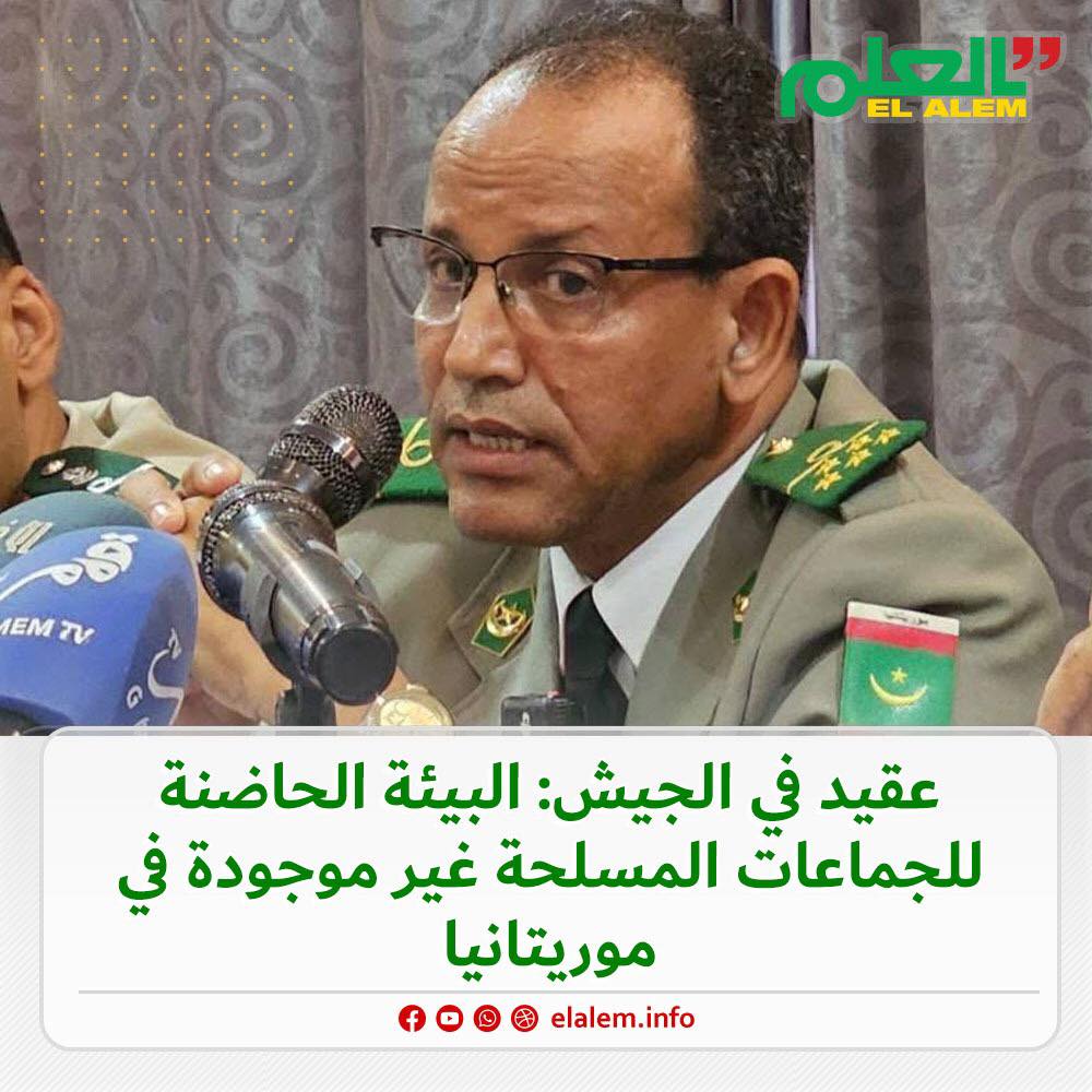 عقيد في الجيش: البيئة الحاضنة للجماعات المسلحة غير (…)