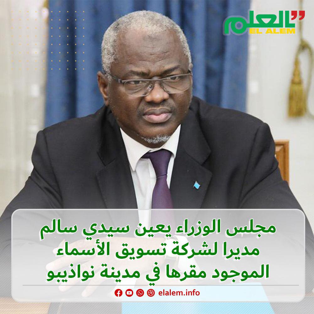 مجلس الوزراء يقيل ولد سالم من إدارة صوملك ويعينه على (…)