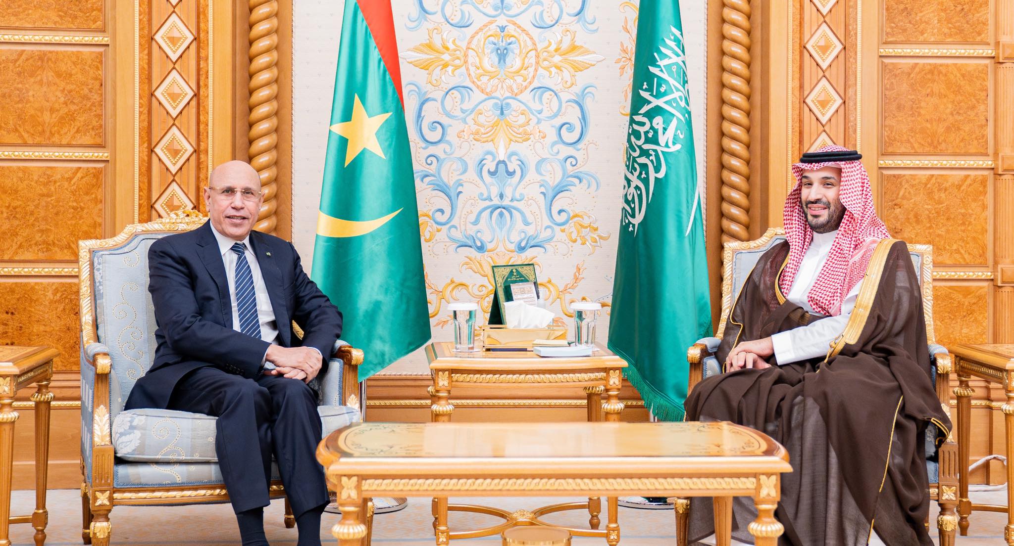 الرئيس ولد الغزواني يبحث محمد بن سلمان علاقات التعاون&nbsp;(…)