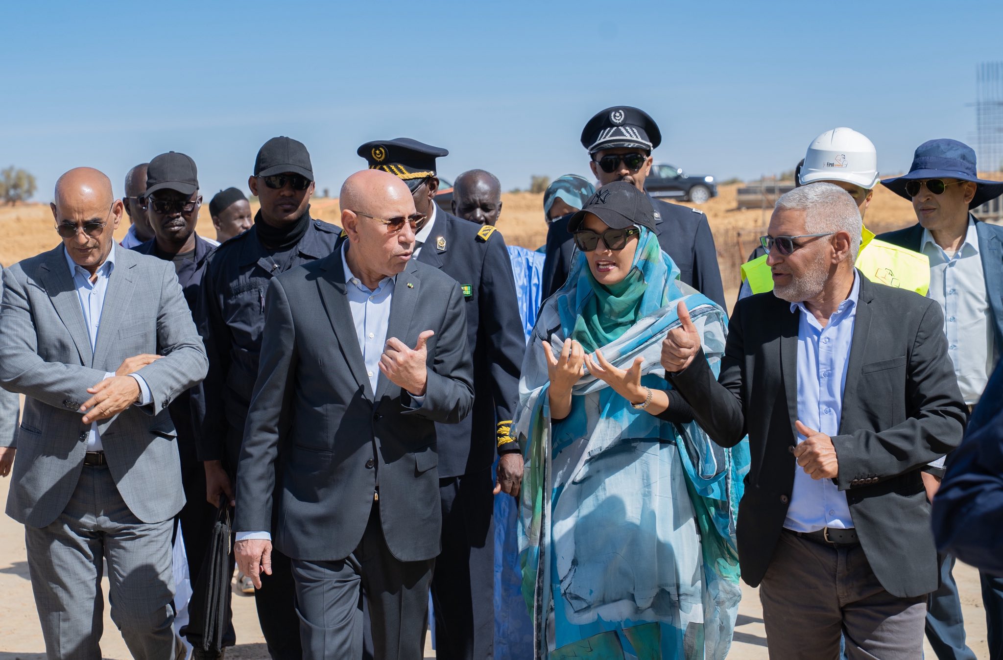 الرئيس غزواني يطلع على الأشغال الجارية في مشروع تزويد&nbsp;(…)