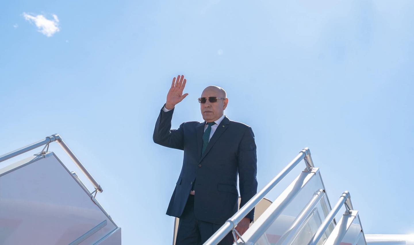 الرئيس ولد الغزواني يتوجه إلى انواذيبو للإشراف على تدشين&nbsp;(…)