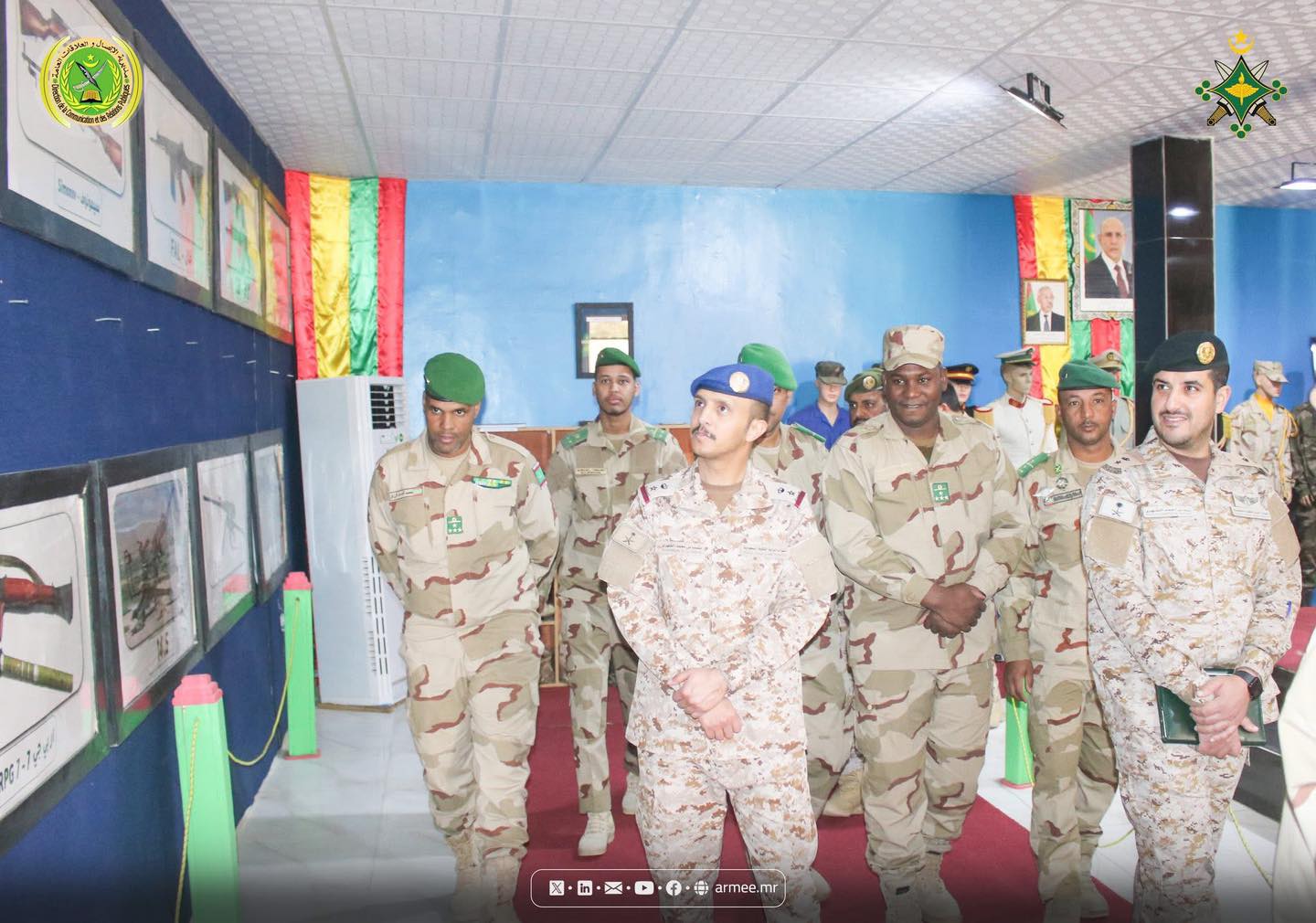 وفد عسكري سعودي يزور الأكاديمية العسكرية لمختلف الأسلحة&nbsp;(…)