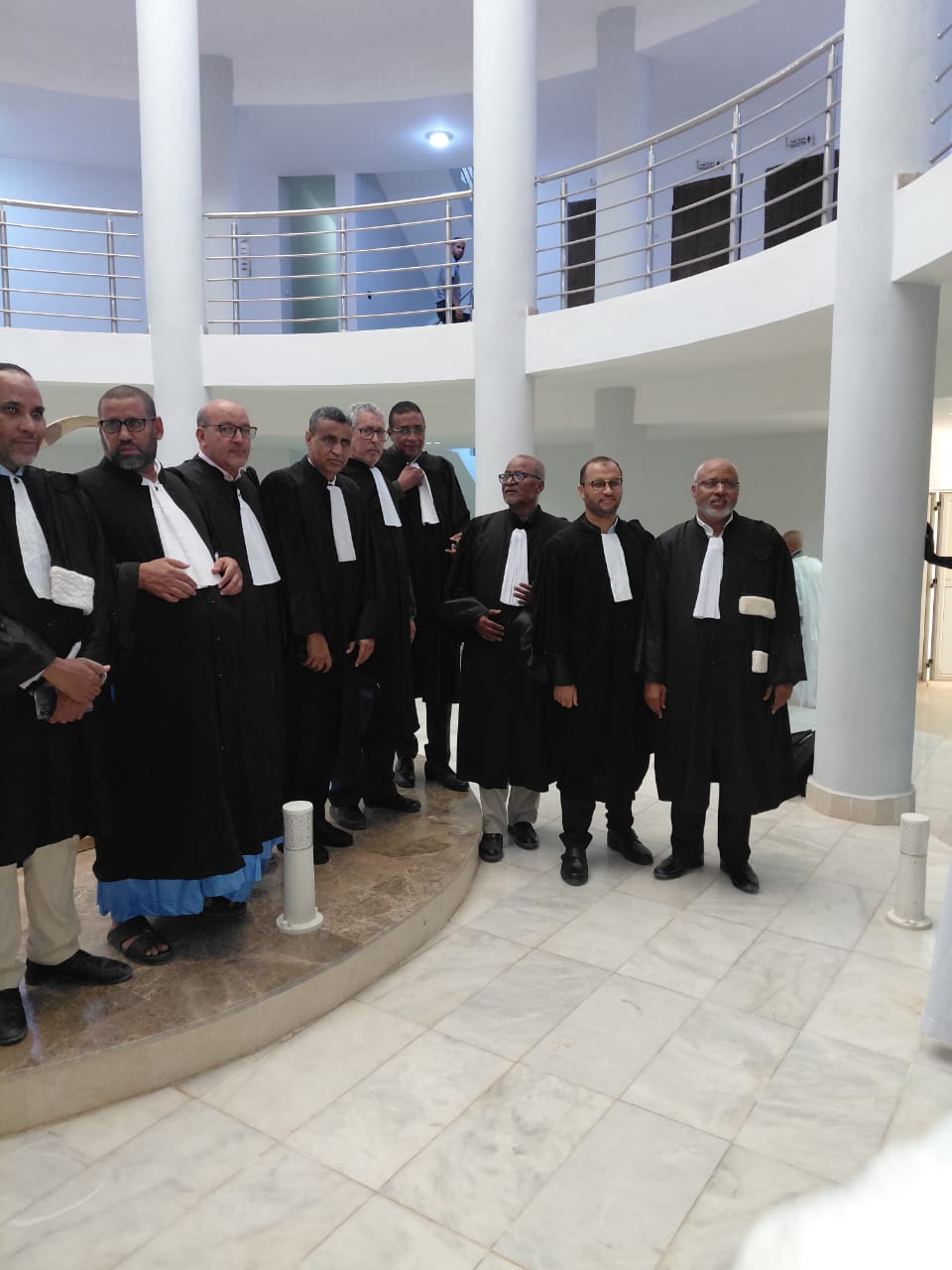 مجموعة من المحامين الجدد يؤدون اليمين القانونية أمام&nbsp;(…)