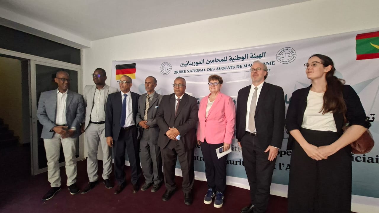 نقيب المحامين الموريتانيين يستقبل كاتبة الدولة&nbsp;(…)