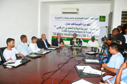 الصحافة الموريتانية والتحدي الرقمي عنوان دورة تكوينية للهابا