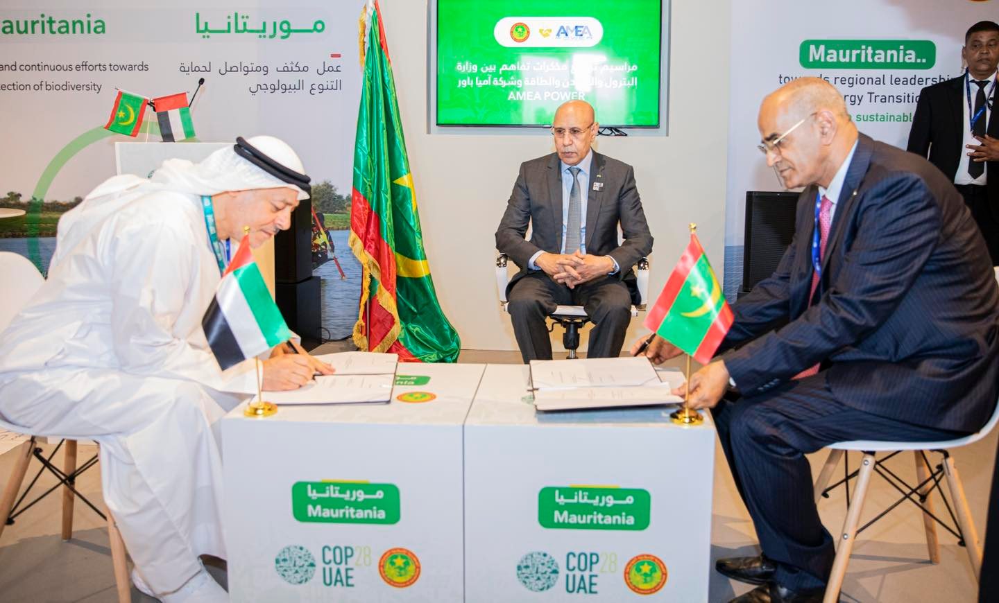 الرئيس ولد الغزواني يشرف في دبي على توقيع مذكرتي تفاهم (…)