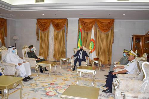 ولد الغزواني يلتقي رئيس أركان القوات المسلحة الإماراتي