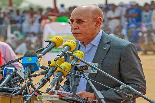 النص الكامل لخطاب ولد الغزواني أمام سكان تمبدغه خلال&nbsp;(…)