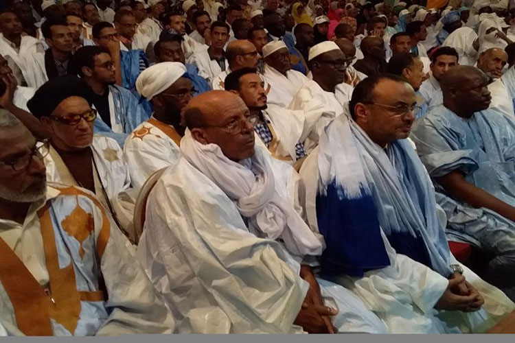 المرشح ولد بوبكر وقادة من المعارضة يحضرون إعلان ترشيح (…)