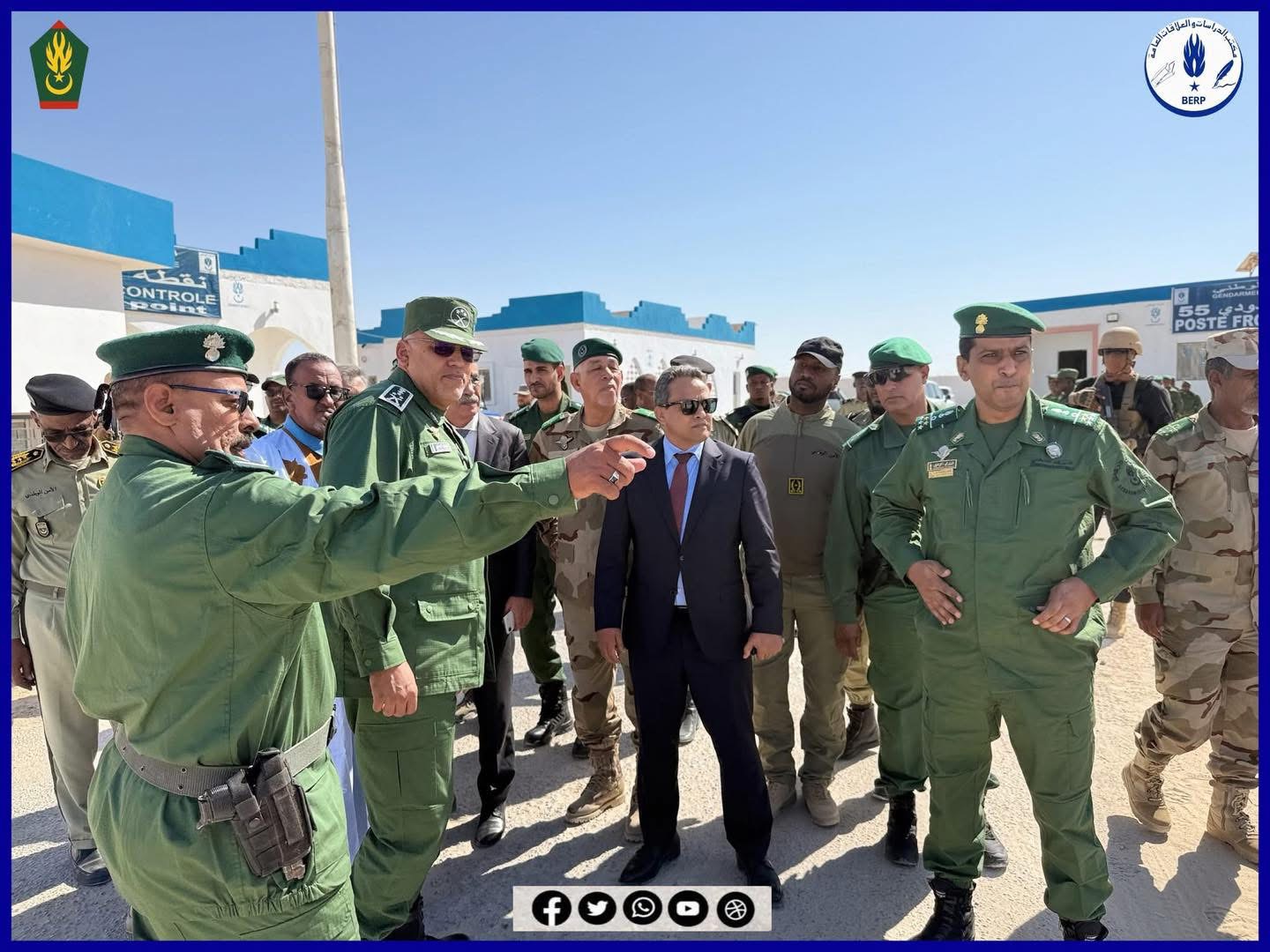 المدير العام للأمن وقائد أركان الدرك يزوران المعبر (…)