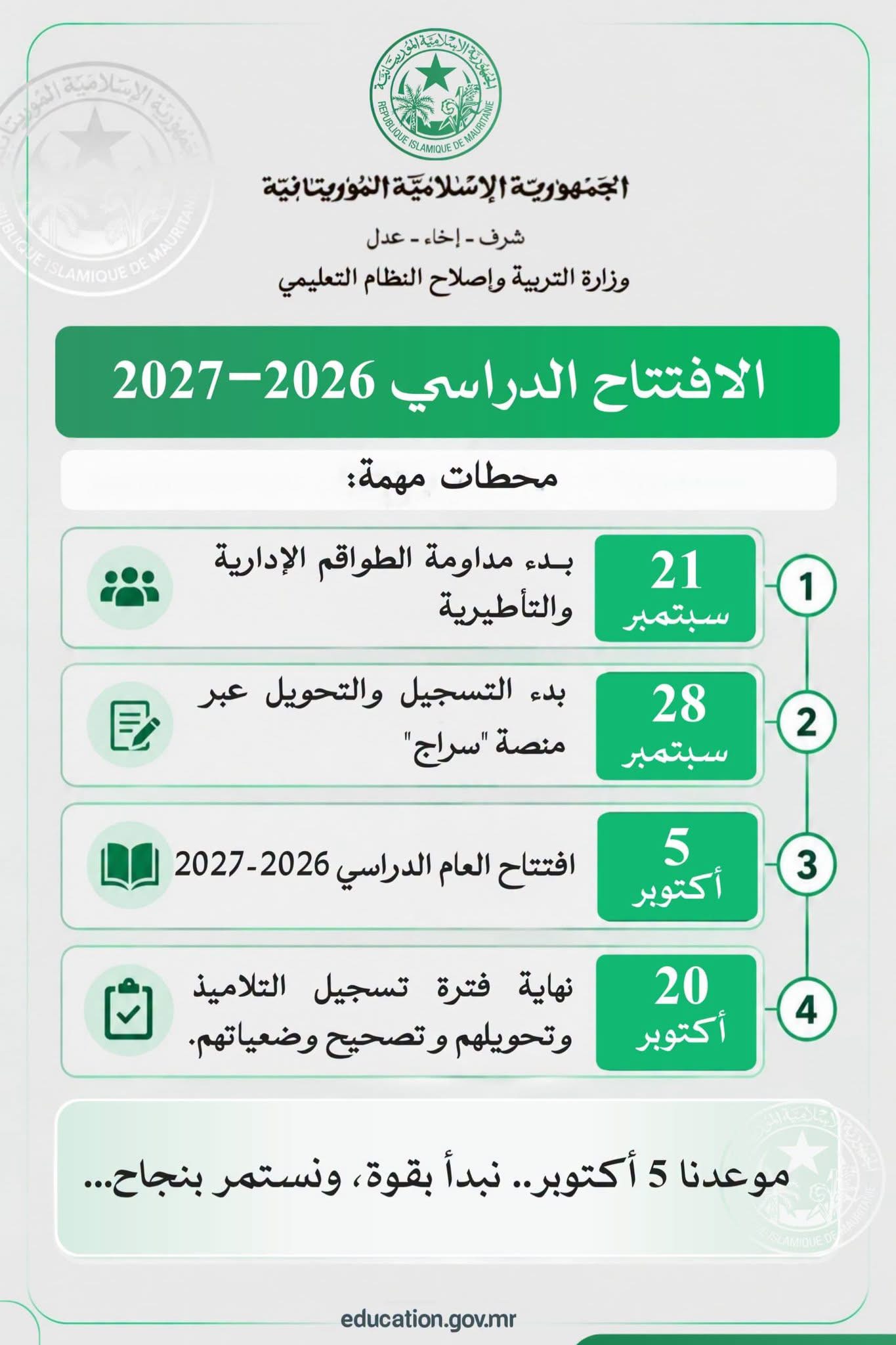 ماذا أعددنا للمعلم في الافتتاح؟
